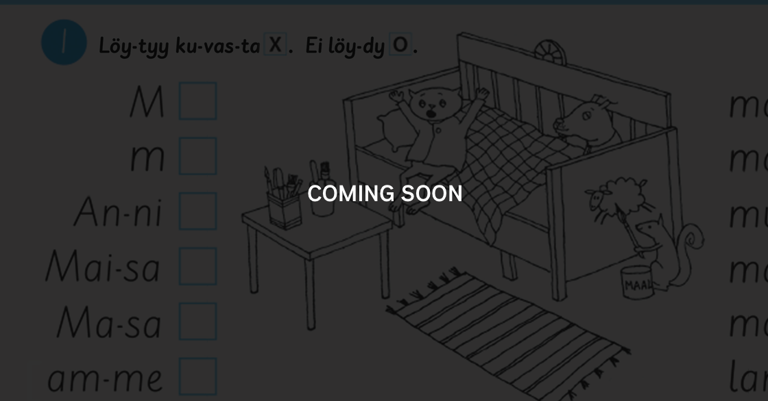 Finnish National Handwriting Model COMING SOON
