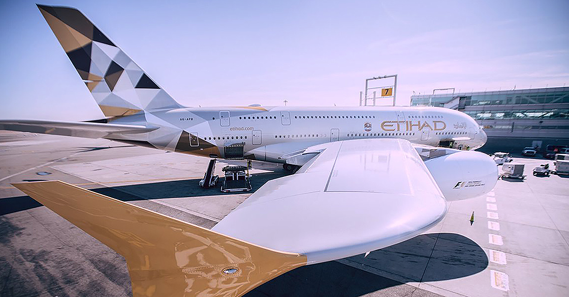 Etihad Airways custom fonts